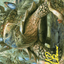 Blossoming Tortoise // Blossoming Tortoise (AWOE-024) - Wilds of Eldraine Art Series (Borderless)