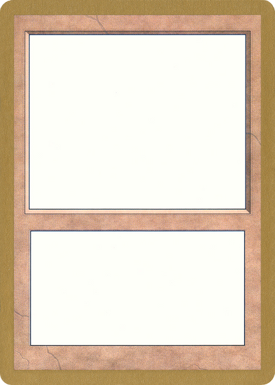 1999 World Championship Blank Card [World Championship Decks 1999]