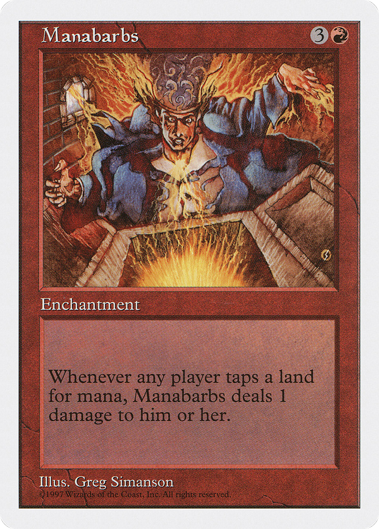 Manabarbs (5ED-250) - Fifth Edition – TCG Collector NZ