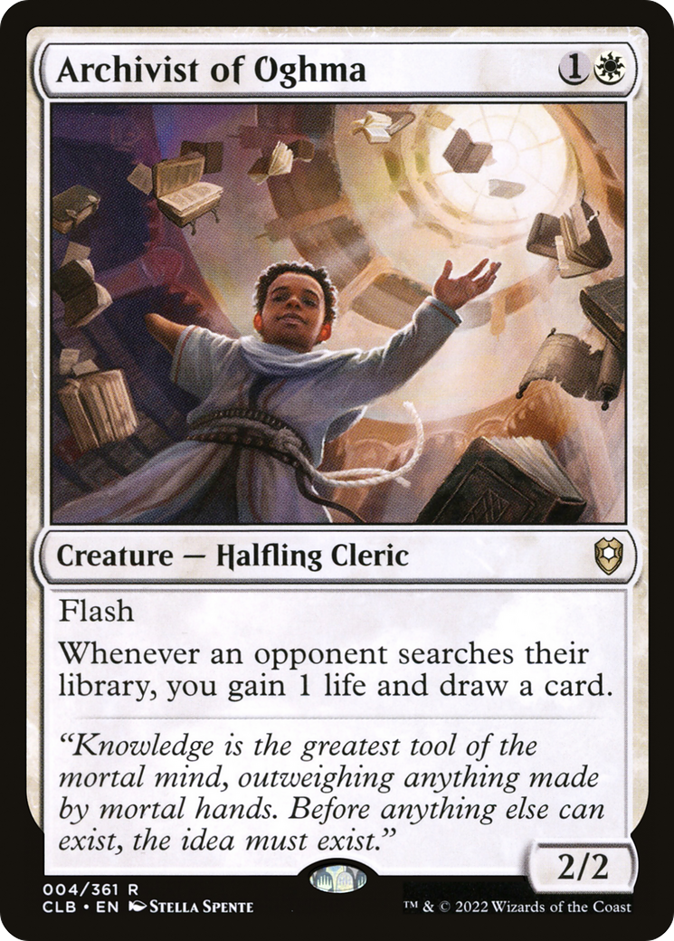 Archivist of Oghma [Commander Legends: Battle for Baldur's Gate]