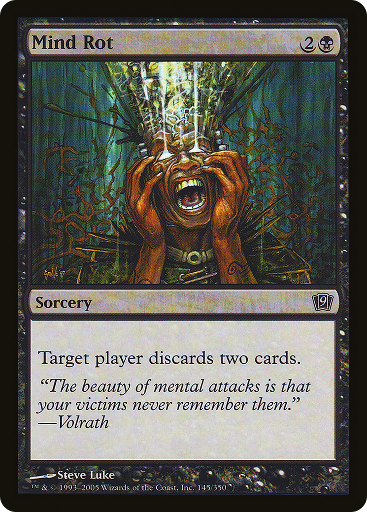 Mind Rot (9ED-145) - 9th Edition Foil