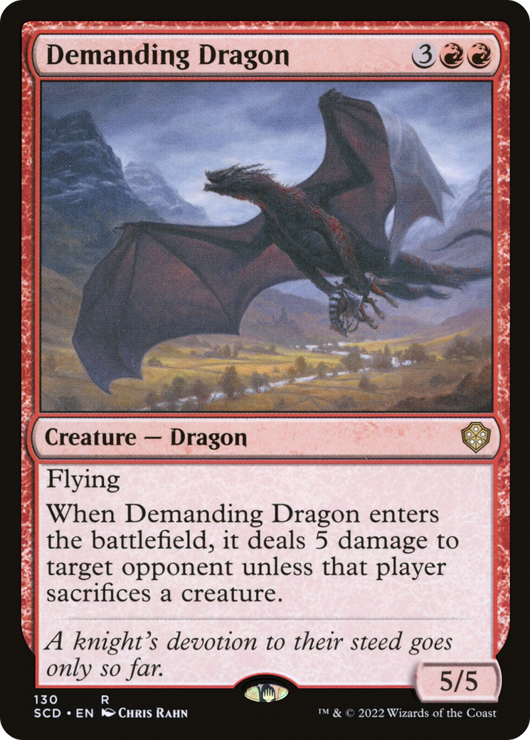 Demanding Dragon [Starter Commander Decks]