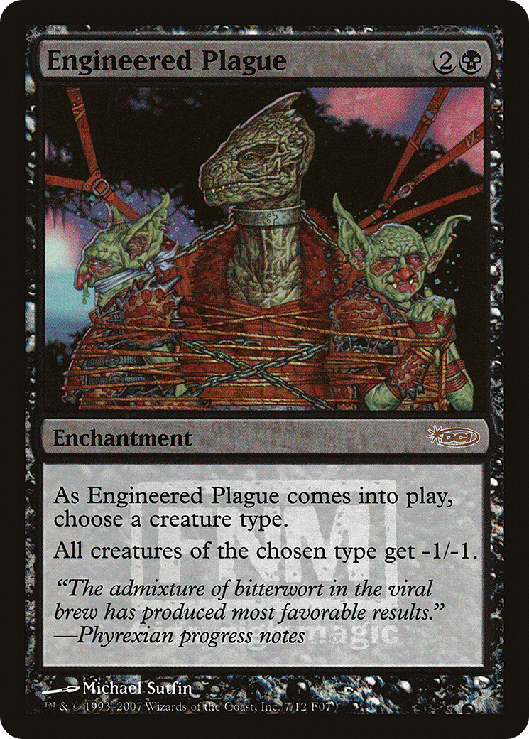 Engineered Plague (FNM-007) - Friday Night Magic 2007 Foil – TCG ...
