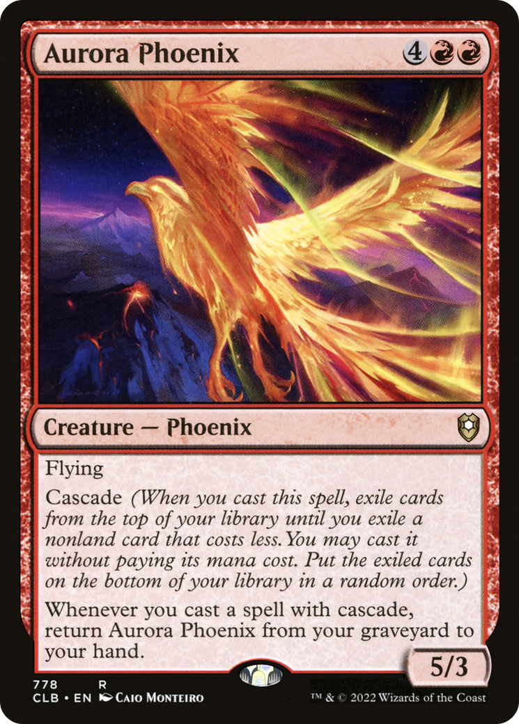Aurora Phoenix [Commander Legends: Battle for Baldur's Gate]