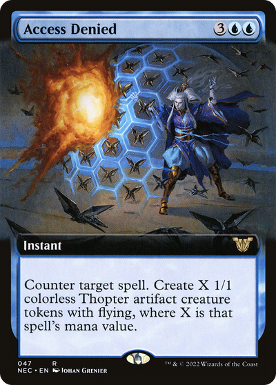 Access Denied (Extended Art) [Kamigawa: Neon Dynasty Commander]