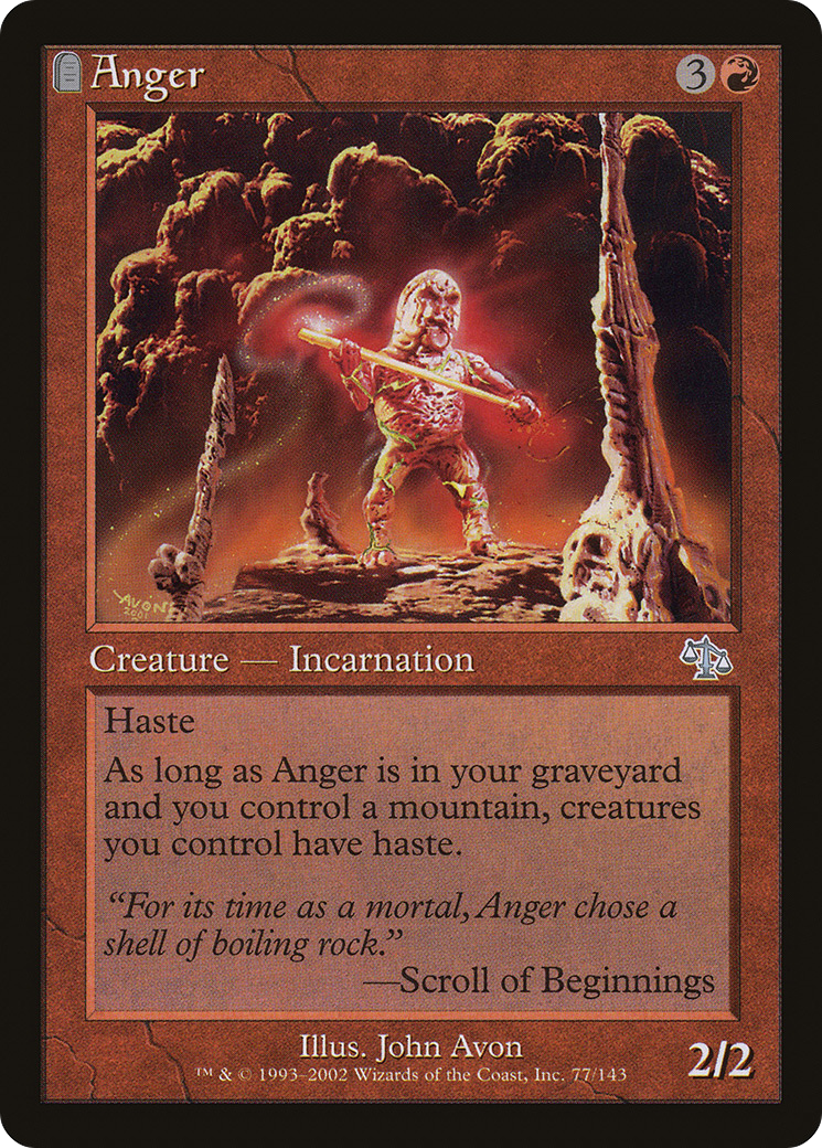 Anger (JUD-077) - Judgment: (tombstone)