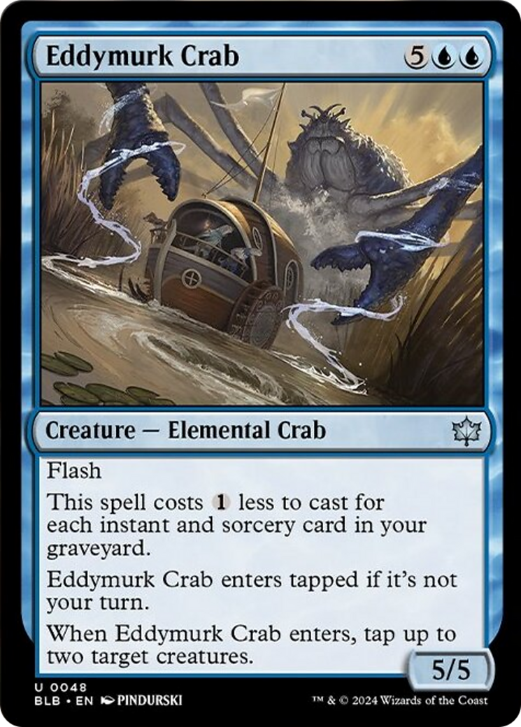 Eddymurk Crab [Bloomburrow]
