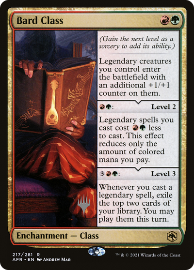 Bard Class (Promo Pack) [Dungeons & Dragons: Adventures in the Forgotten Realms Promos]