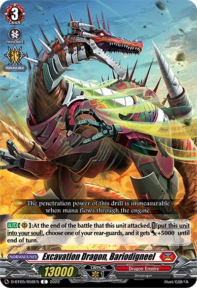 Excavation Dragon, Bariodigneel (D-BT05/056EN) [Triumphant Return of the Brave Heroes]