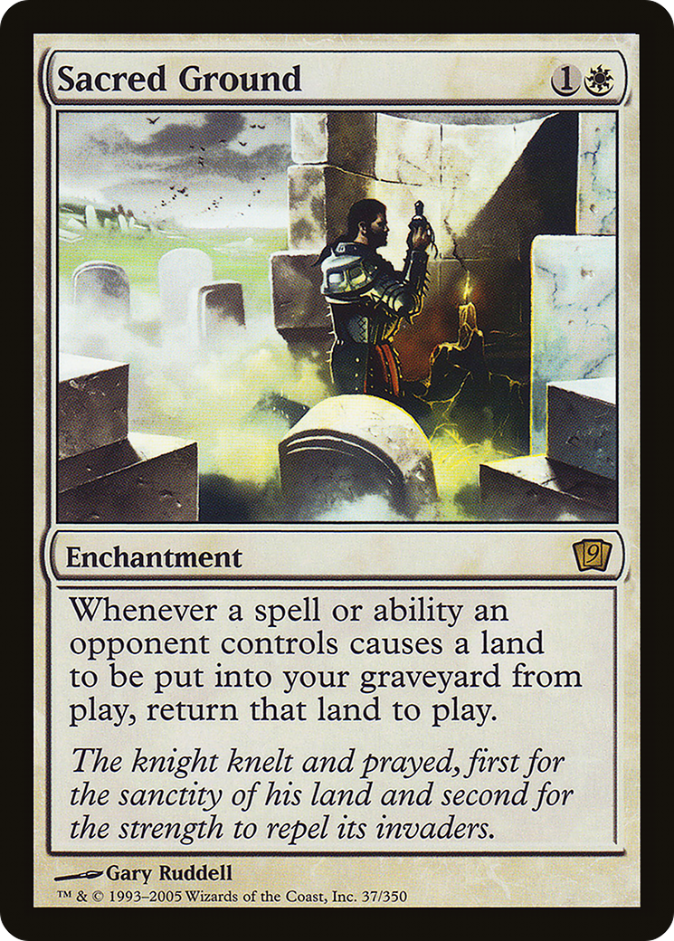 Sacred Ground (9ED-037) - 9th Edition