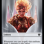 Chandra, Torch of Defiance Emblem // Wizard Double-Sided Token [Commander Masters Tokens]