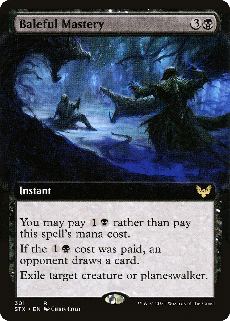 Baleful Mastery (Extended Art) [Strixhaven: School of Mages]