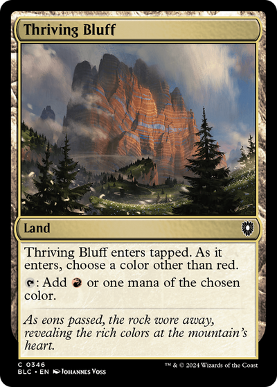 Thriving Bluff [Bloomburrow Commander]