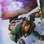 Walking Bulwark // Walking Bulwark (ADMU-058) - Dominaria United Art Series (Borderless) Foil