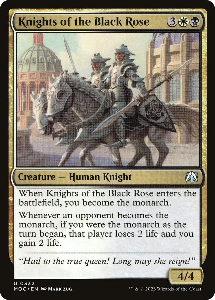 Knights of the Black Rose [March of the Machine Commander]