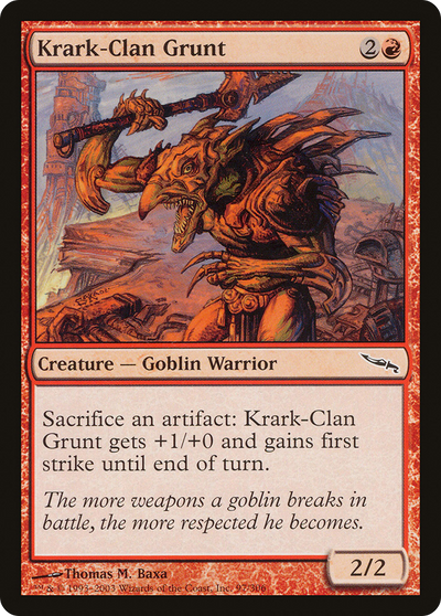 Krark-Clan Grunt [Mirrodin]