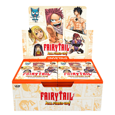 Universus CCG - FAIRY TAIL: All Fired Up! Booster Display *Sealed* (PRE-ORDER, SHIPS NOV 6TH)