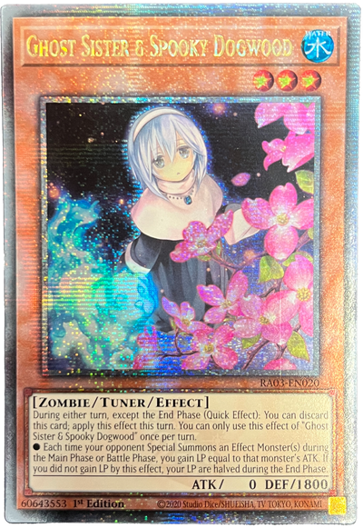 Ghost Sister & Spooky Dogwood (Quarter Century Secret Rare) (Alternate Art) [RA03-EN020] Quarter Century Secret Rare