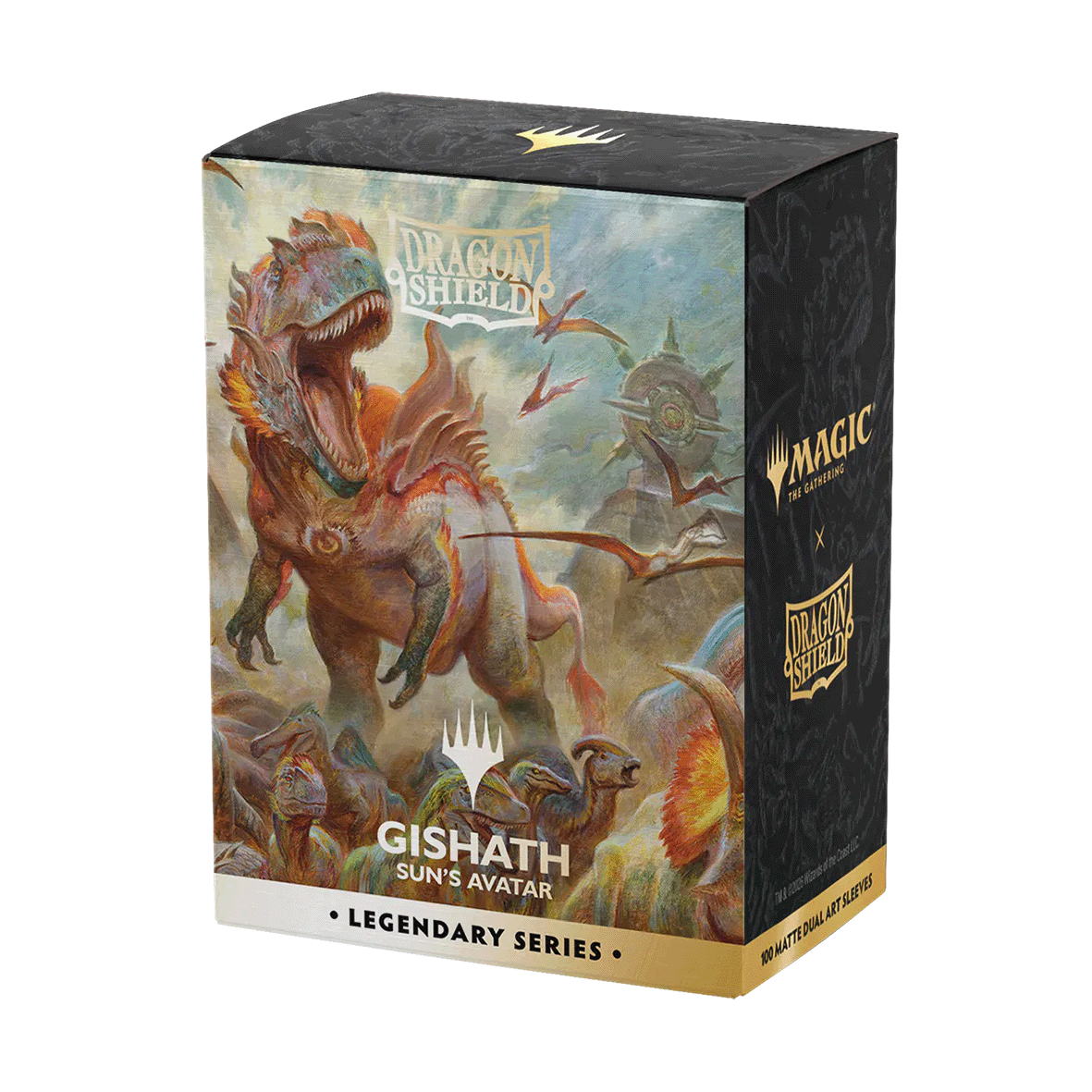 Dragonshield Sleeves - MTG Legendary Series: Gishath, Sun's Avatar (Matte Dual Art) (Standard Sized)