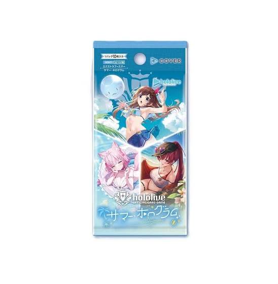 Hololive Official Card Game: Extra Booster: Summer Hologram Booster Pack [hEB01e] *Sealed*