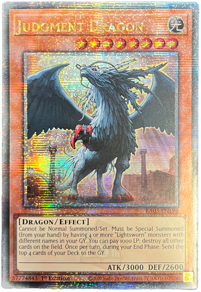 Judgment Dragon (Quarter Century Secret Rare) [RA03-EN196] Quarter Century Secret Rare