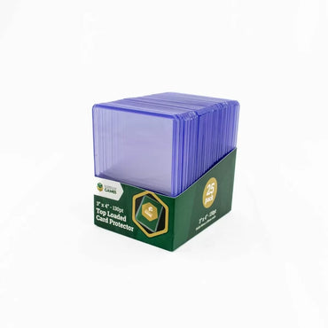 LPG - Toploader Card Protector 3"x 4" 130pt - 25 Pack