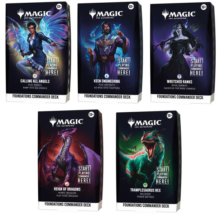 Magic: The Gathering - Foundations - Commander Deck *Sealed* (PRE-ORDER, SHIPS OCT 2ND)