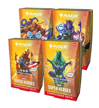 Magic: The Gathering - Marvel Super Heroes - Commander Deck COLLECTOR'S EDITION *Sealed* (PRE-ORDER, SHIPS JUNE 26TH)