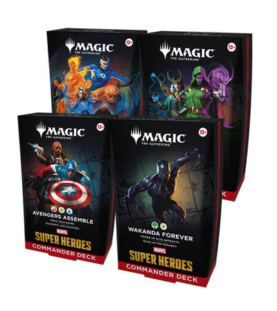 Magic: The Gathering - Marvel Super Heroes - Commander Deck *Sealed* (PRE-ORDER, SHIPS JUNE 26TH)