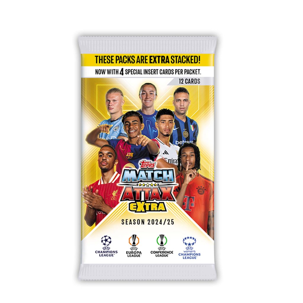 2024-25 MATCH ATTAX UEFA Champions League EXTRA Edition Booster Pack *Sealed*