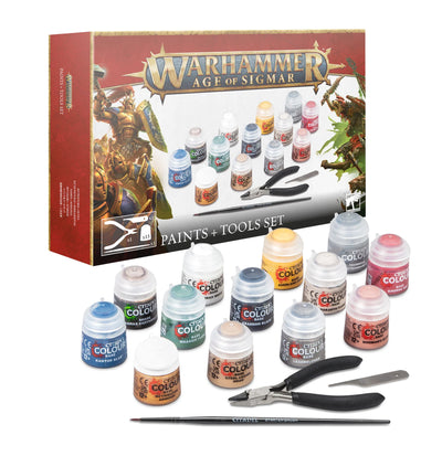 Warhammer Age of Sigmar - Bundle - Paint + Tools Set