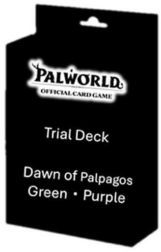 Palworld: Dawn of Palpagos TD02 Structure Deck Green/Purple*Sealed* (Pre-Order SHIPS 30TH JULY)
