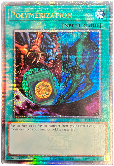 Polymerization (Quarter Century Secret Rare) [RA03-EN051] Quarter Century Secret Rare