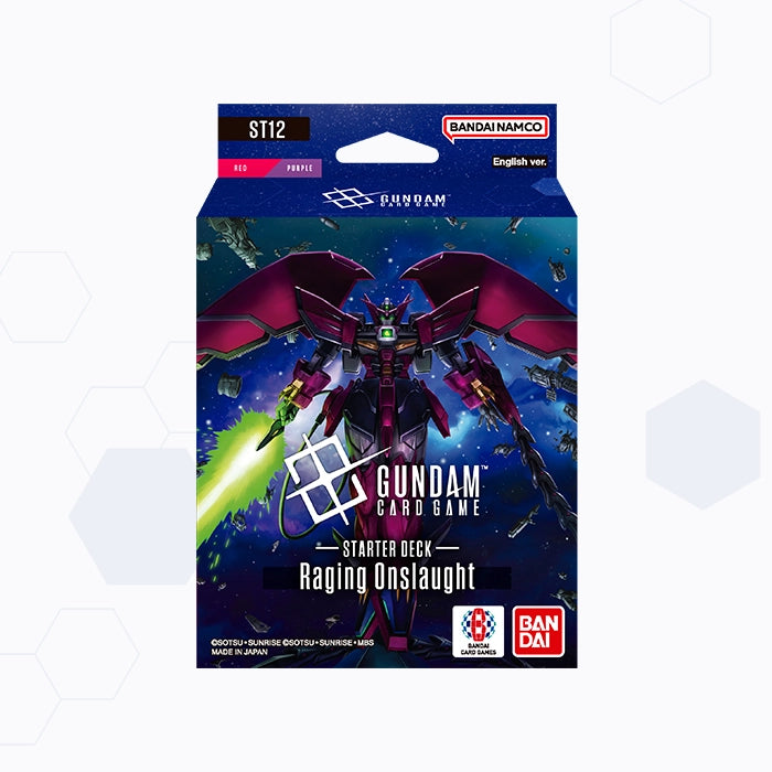 Gundam Card Game - Starter Deck: Raging Onslaught (ST12) *Sealed*