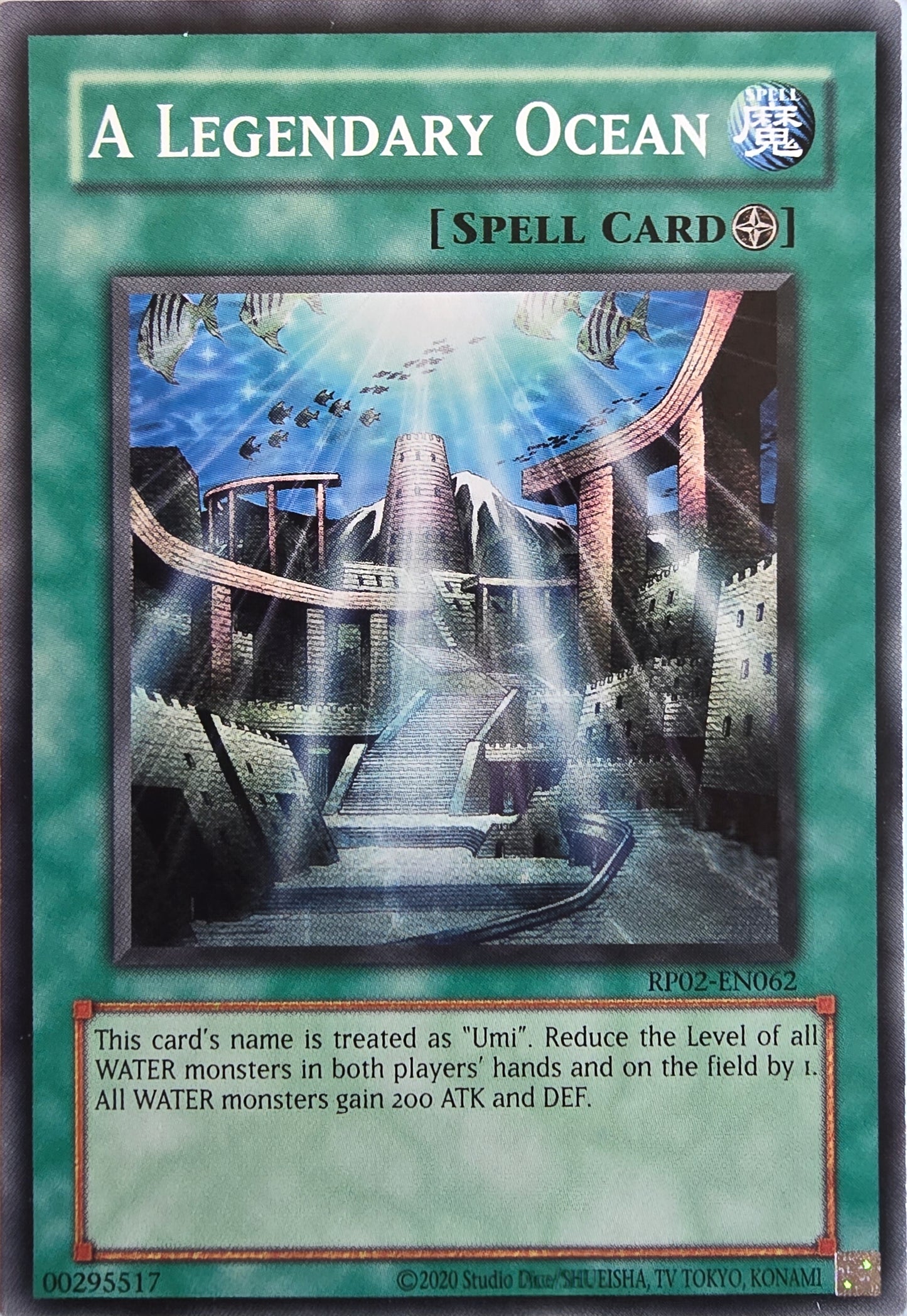 A Legendary Ocean [RP02-EN062] Common [Retro Pack 2 2020 Date Reprint]