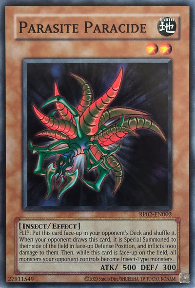 Parasite Paracide [RP02-EN002] Common [Retro Pack 2 2020 Date Reprint]
