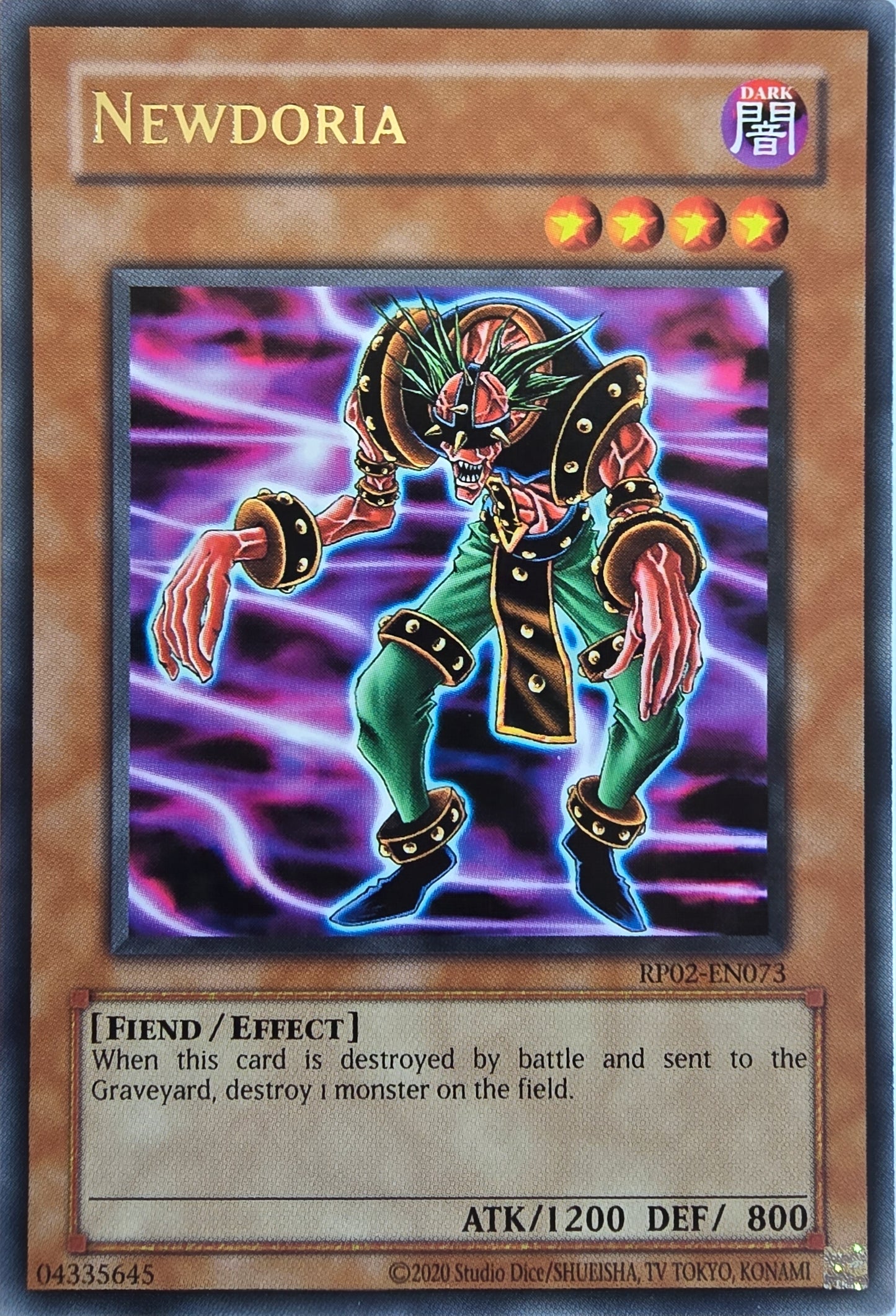 Newdoria [RP02-EN073] Rare [Retro Pack 2 2020 Date Reprint]