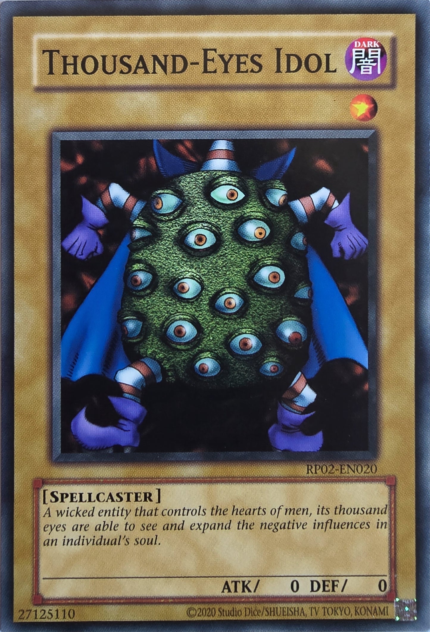 Thousand-Eyes Idol [RP02-EN020] Common [Retro Pack 2 2020 Date Reprint]