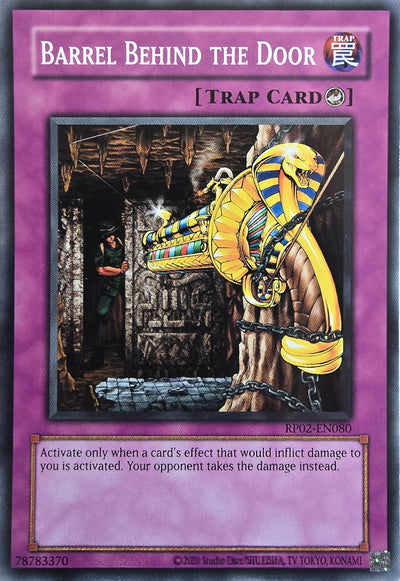 Barrel Behind the Door [RP02-EN080] Common [Retro Pack 2 2020 Date Reprint]