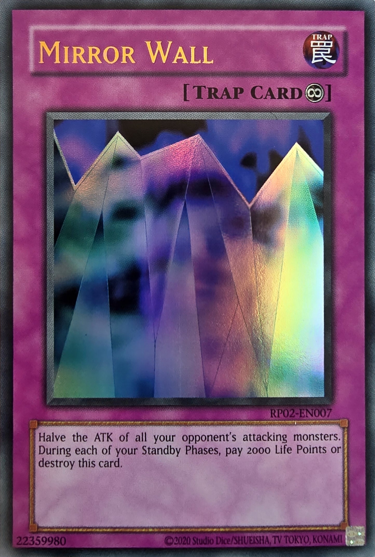 Mirror Wall [RP02-EN007] Ultra Rare [Retro Pack 2 2020 Date Reprint]