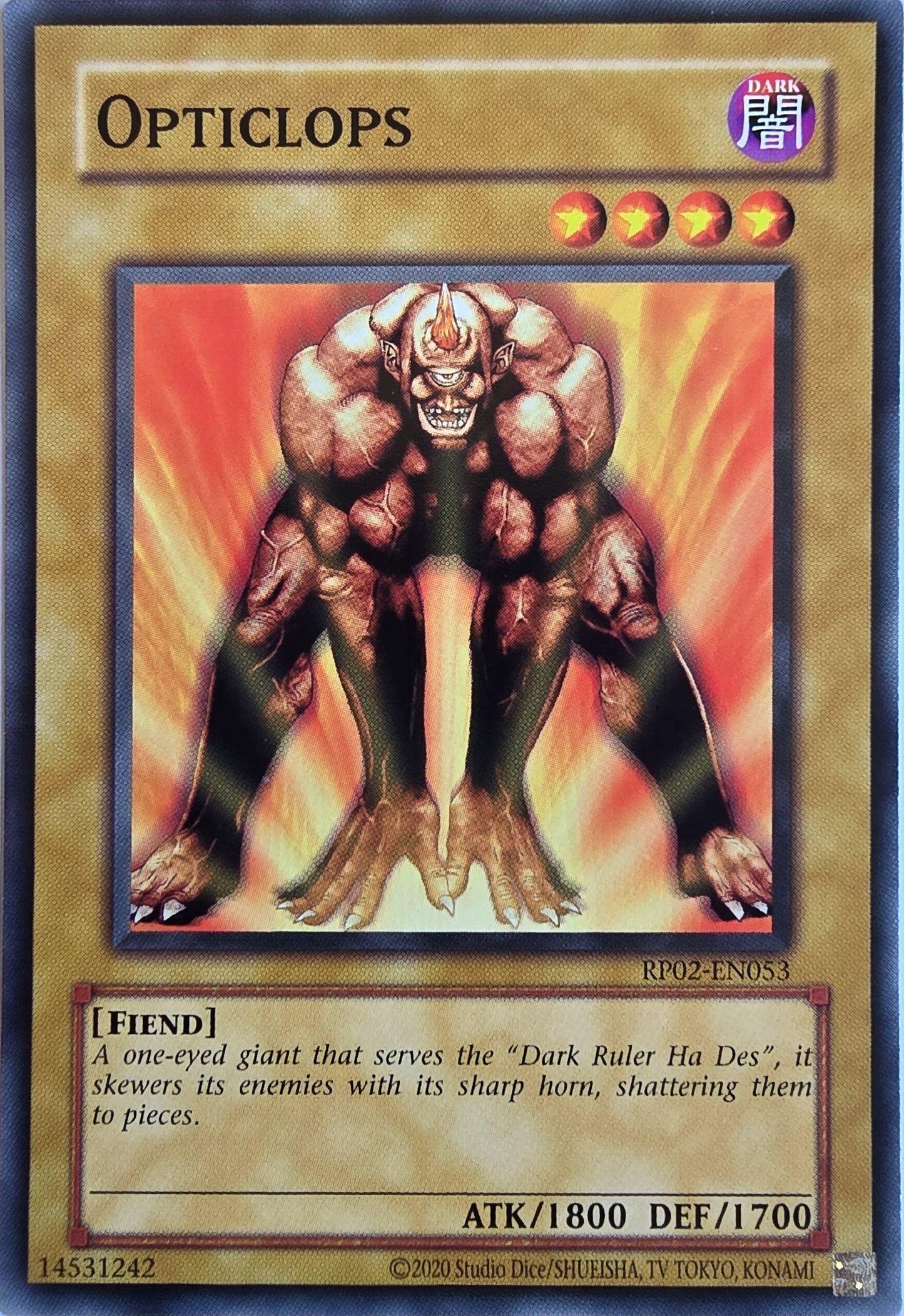 Opticlops [RP02-EN053] Common [Retro Pack 2 2020 Date Reprint]