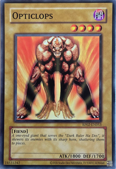 Opticlops [RP02-EN053] Common [Retro Pack 2 2020 Date Reprint]