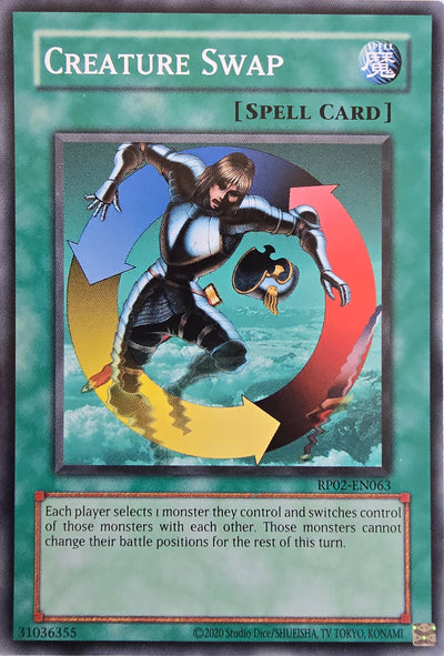 Creature Swap [RP02-EN063] Common [Retro Pack 2 2020 Date Reprint]