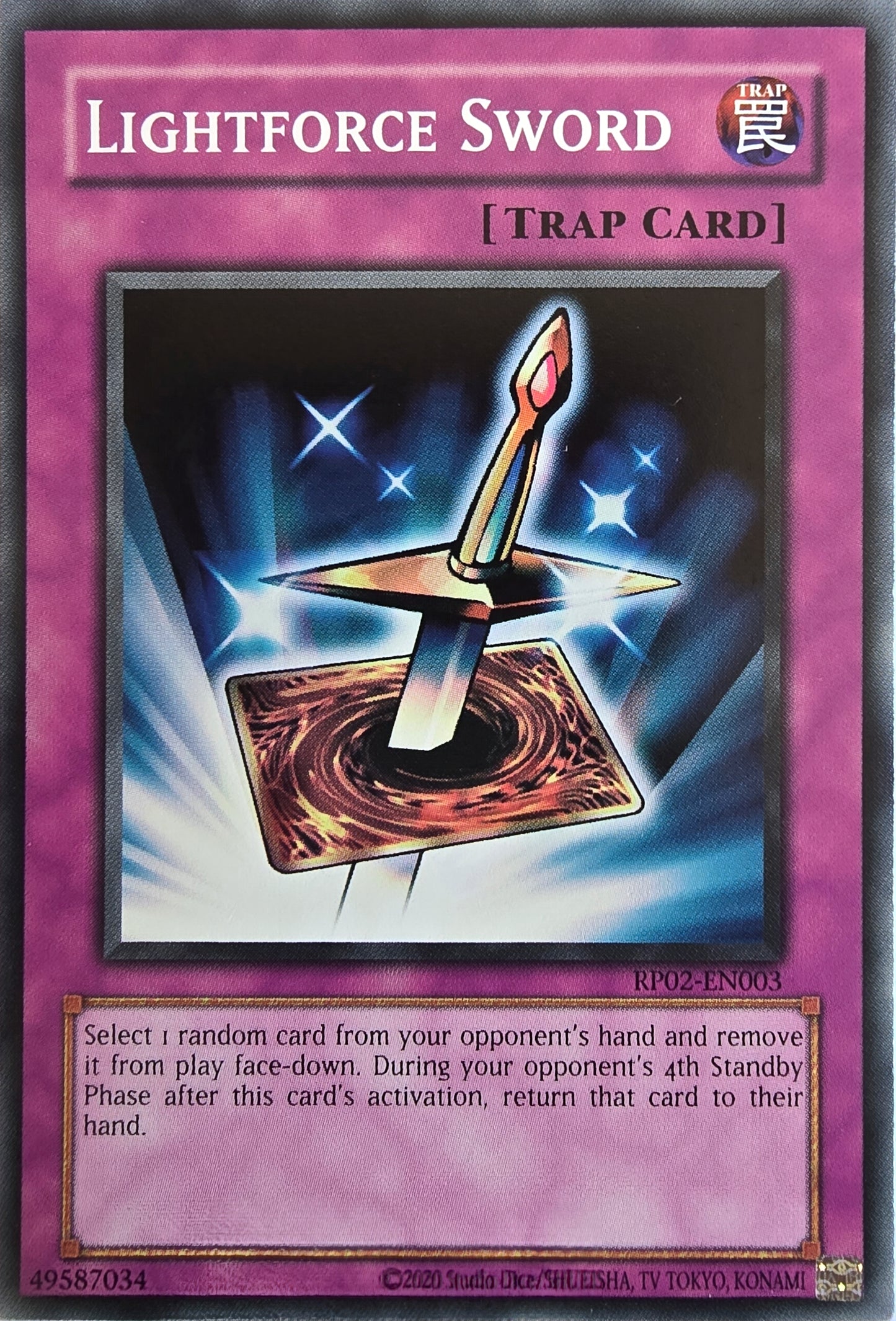 Lightforce Sword [RP02-EN003] Common [Retro Pack 2 2020 Date Reprint]