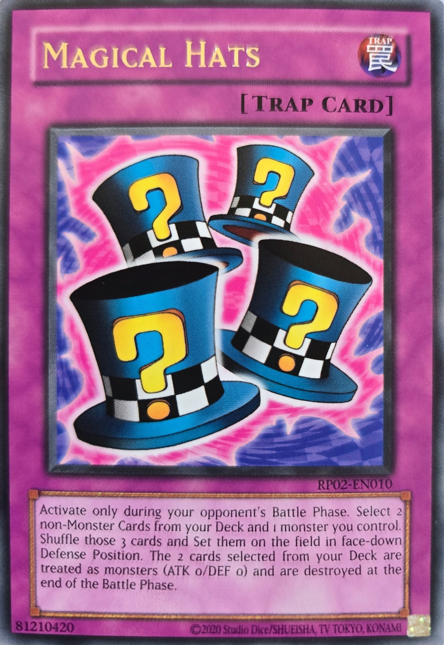 Magical Hats [RP02-EN010] Rare [Retro Pack 2 2020 Date Reprint]