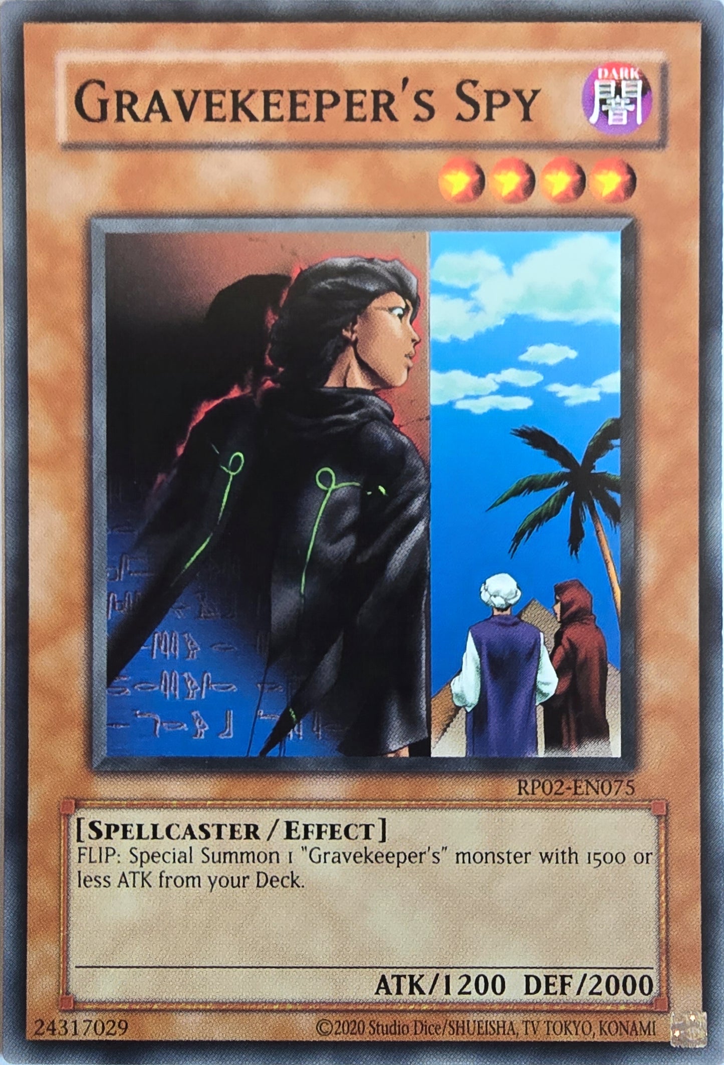 Gravekeeper's Spy [RP02-EN075] Common [Retro Pack 2 2020 Date Reprint]