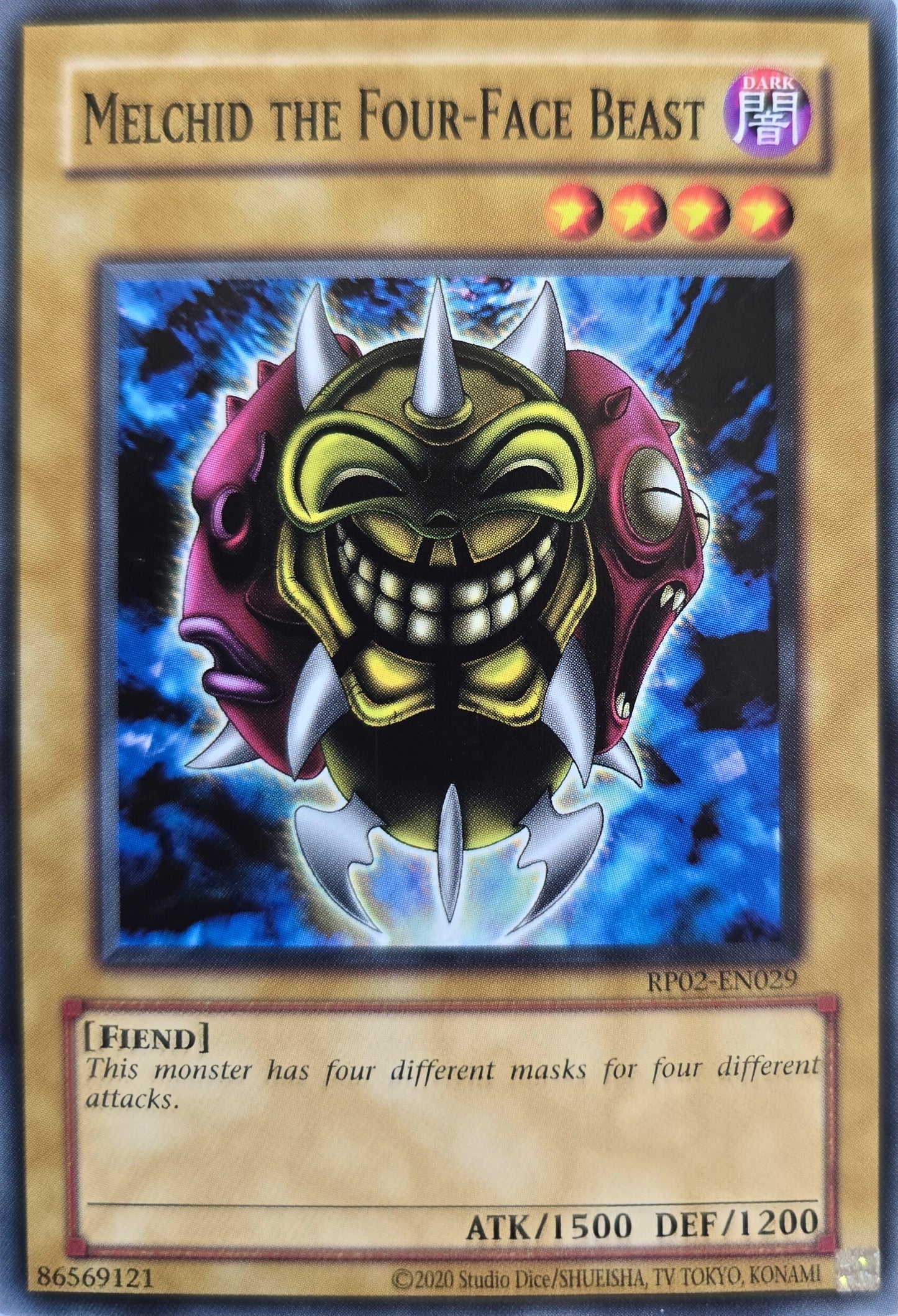 Melchid the Four-Face Beast [RP02-EN029] Common [Retro Pack 2 2020 Date Reprint]