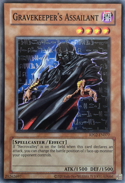 Gravekeeper's Assailant [RP02-EN077] Common [Retro Pack 2 2020 Date Reprint]