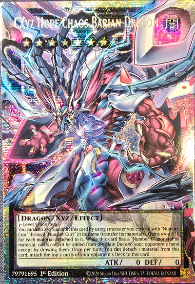 CXyz Hope Chaos Barian Dragon (Starlight Rare) (Extended Art) [BETB-EN044] Starlight Rare