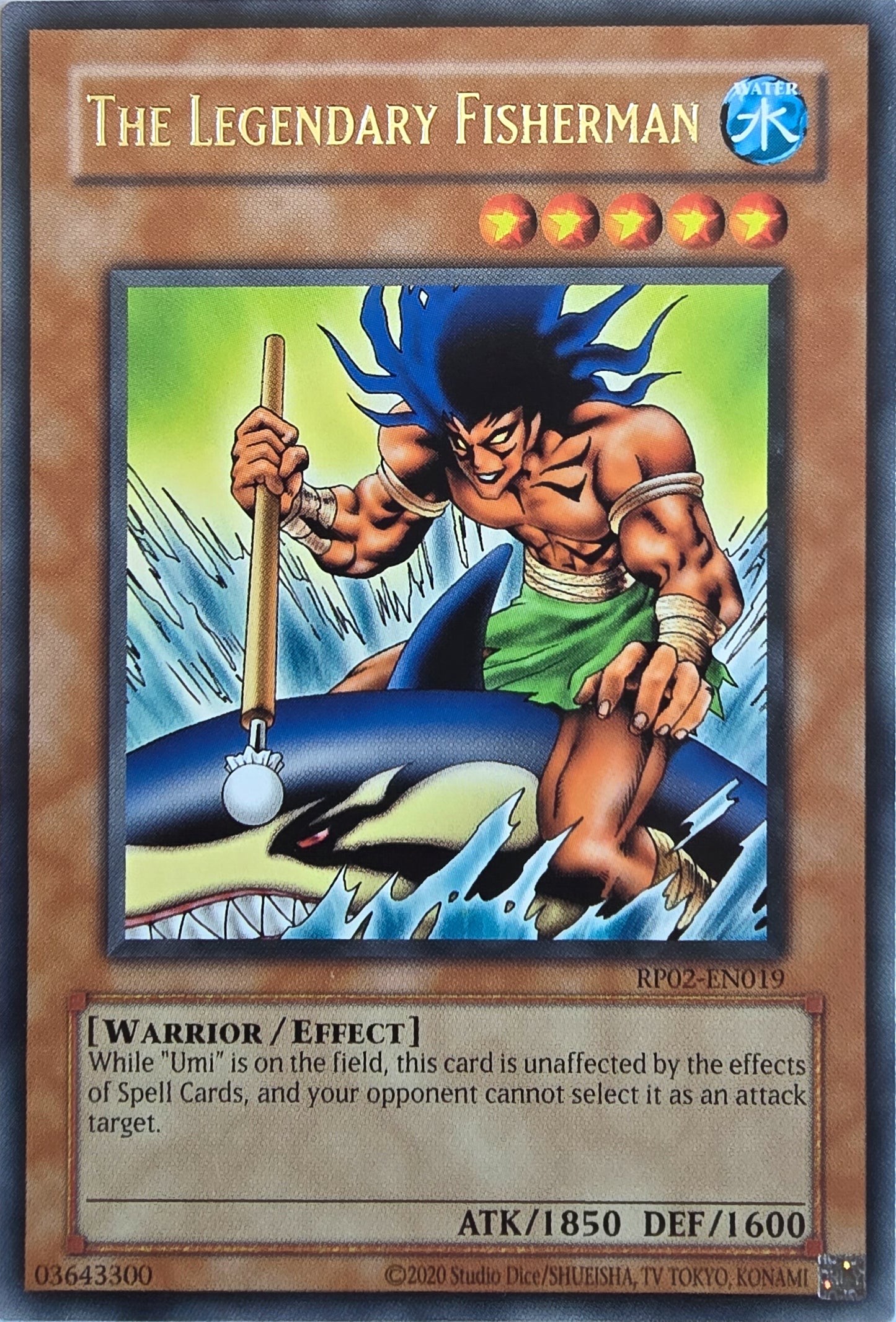 The Legendary Fisherman [RP02-EN019] Rare [Retro Pack 2 2020 Date Reprint]